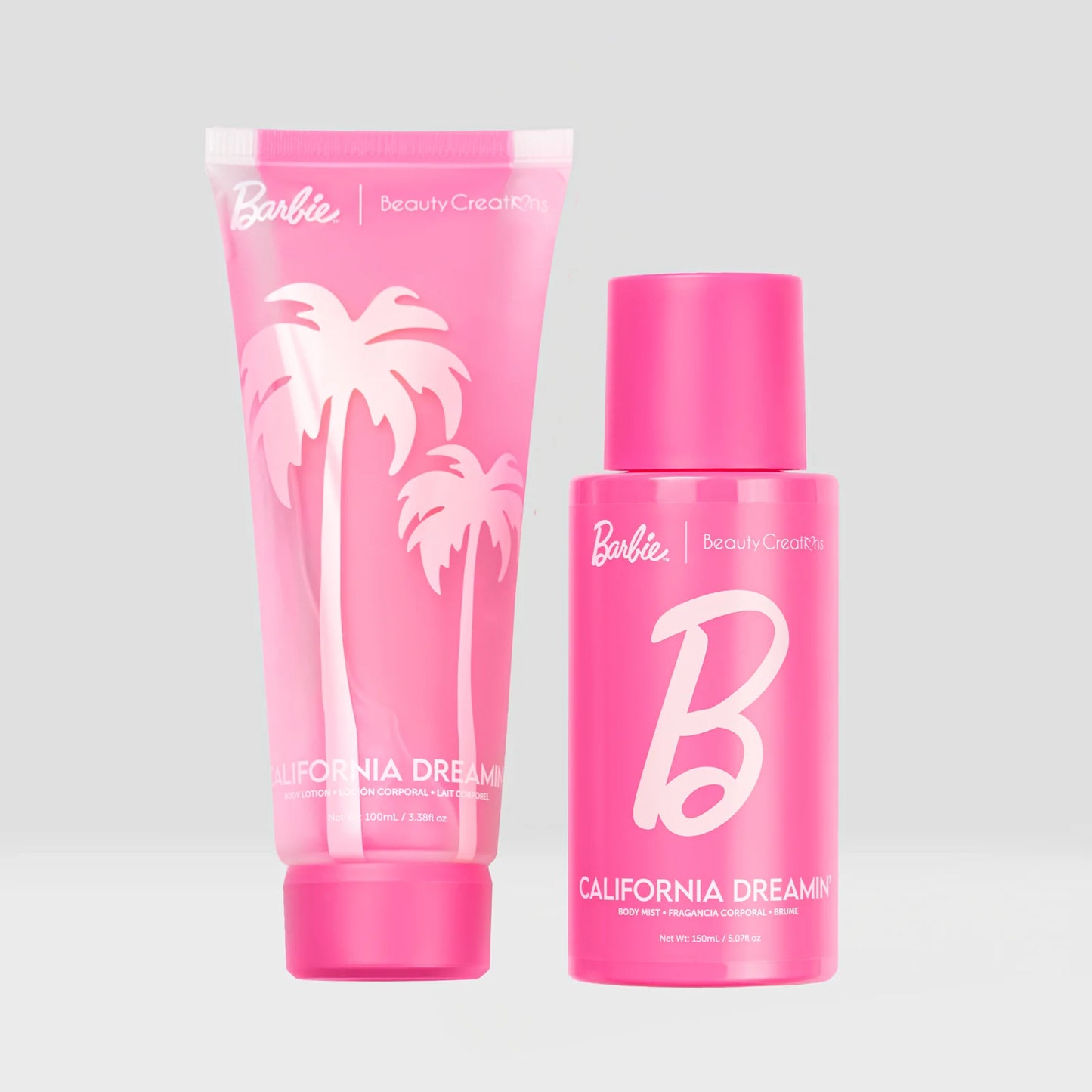 BARBIE "CALIFORNIA DREAMIN'" BODY LOTION AND SPRAY SET
