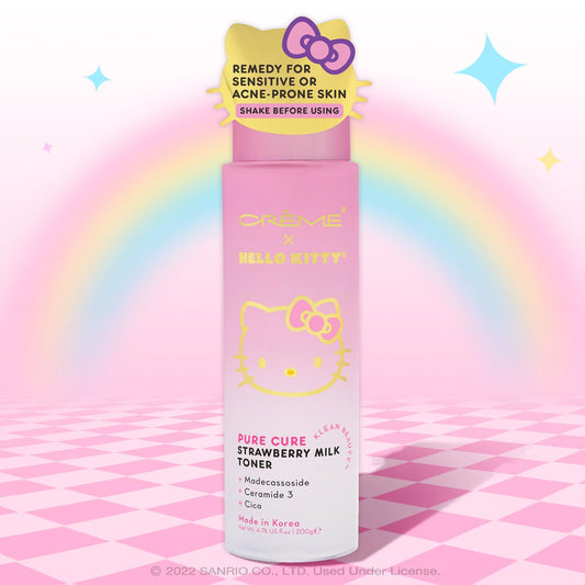 Hello Kitty Pure Cure Strawberry Milk Toner - Klean Beauty™