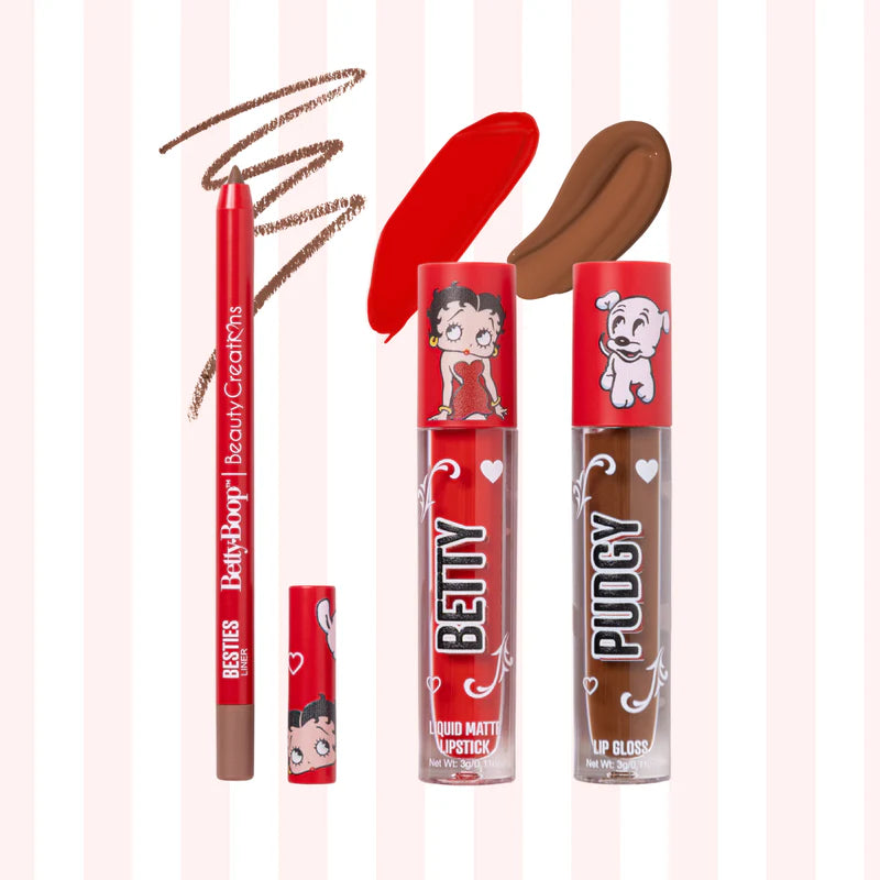 BEAUTY CREATIONS x BETTY BOOP - BESITOS - LIP TRIO