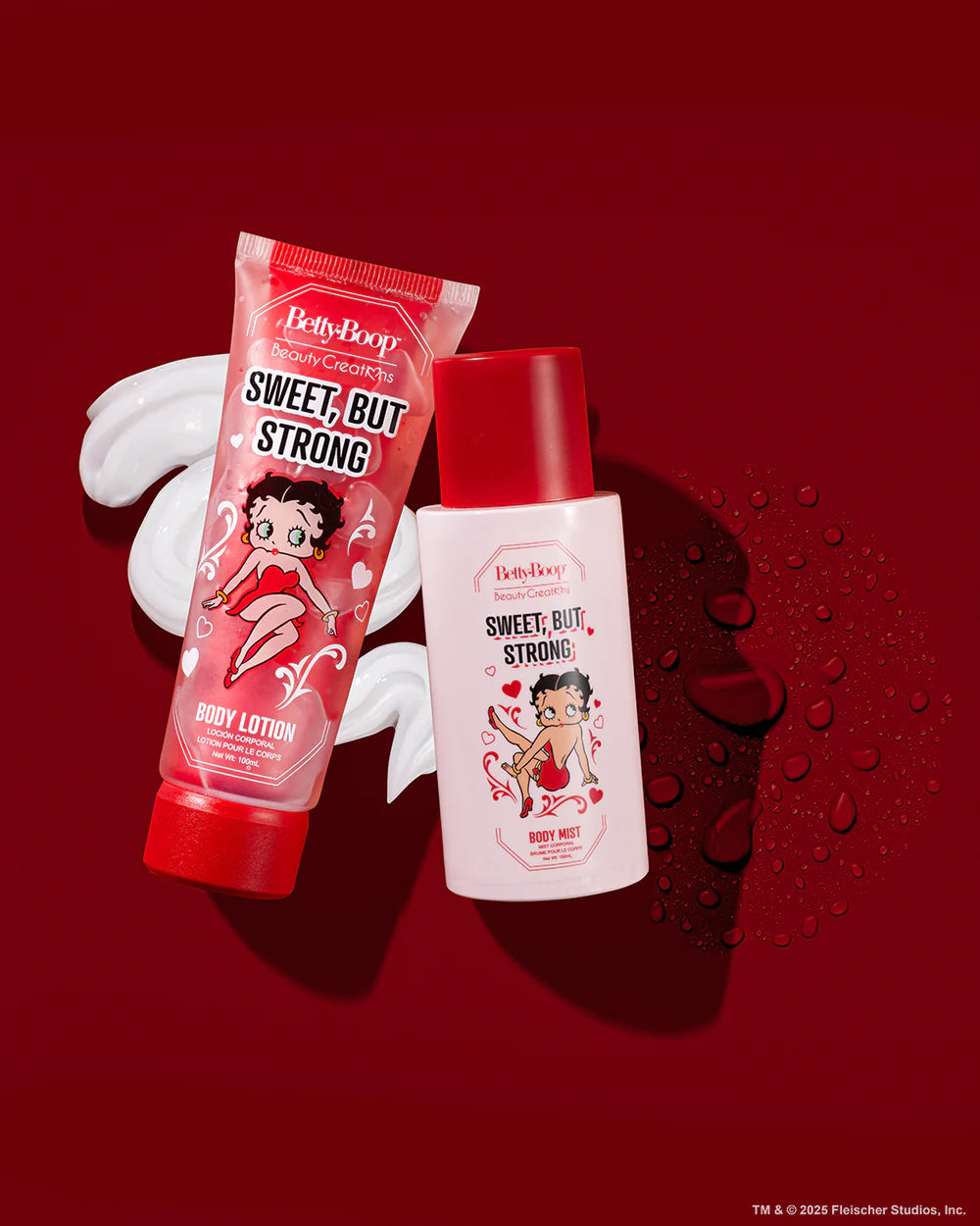 BETTY BOOP "SWEET, BUT STRONG" BODY MIST AND LOTION SET