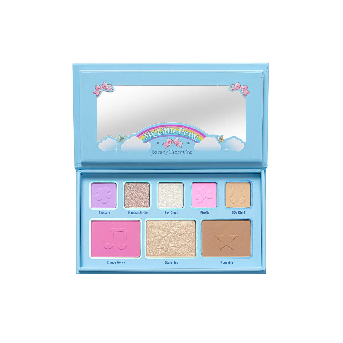 BEAUTY CREATIONS X MY LITTLE PONY "LOST IN THE CLOUDS" SHADOW AND FACE PALETTE